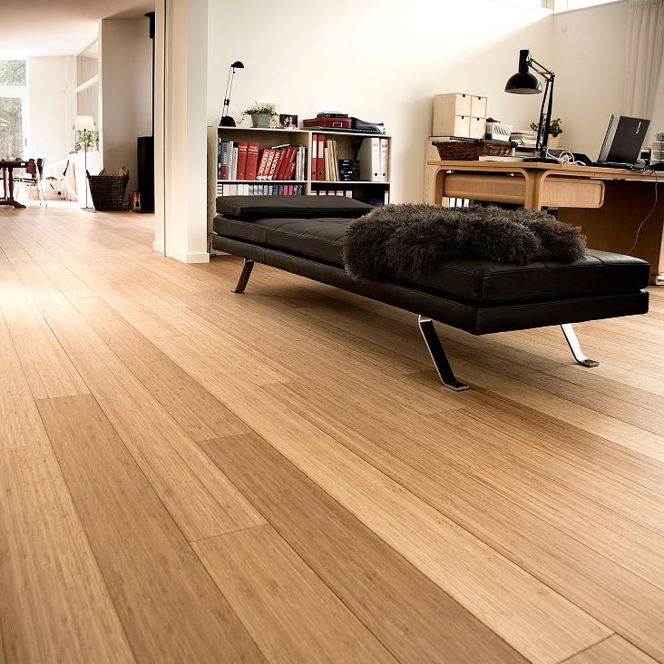 Bambus Plank Massiv Carboniseret Olie