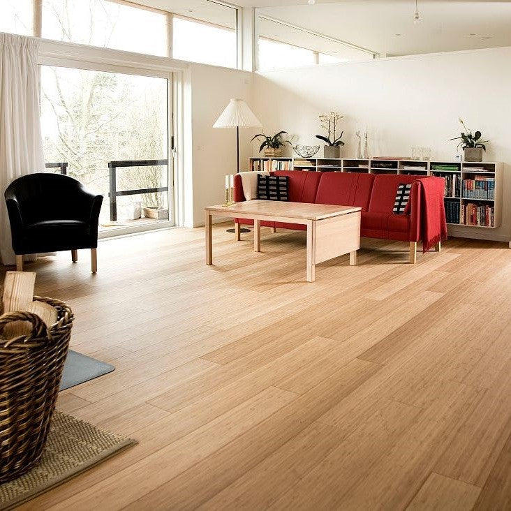 Bambus Plank Massiv Carboniseret Olie