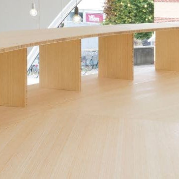 Bambusplade Natur vertikal 30x2440x1220mm