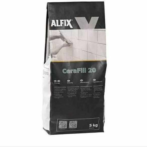 Alfix CeraFill 20 Klinkefuge 5 kg-Alfix-Lysgrå-Egulve