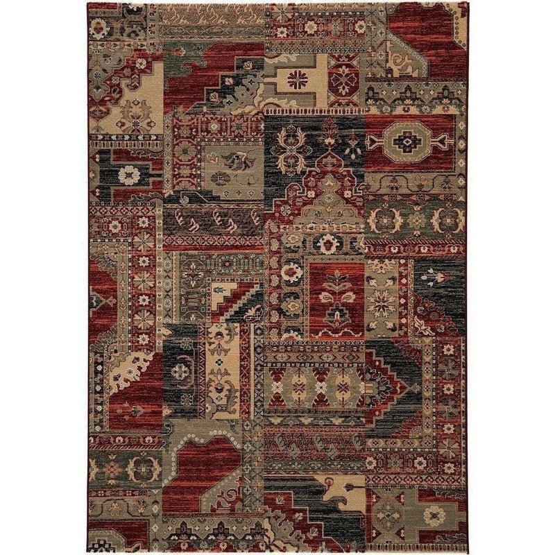 Orient 65116-Egulve-Orient-65116 Multi rød-135x200 cm-Egulve