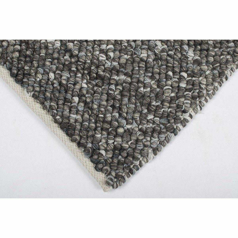 Oxford tæppe-Egulve-Oxford dark grey mix-Ø160 cm-Egulve
