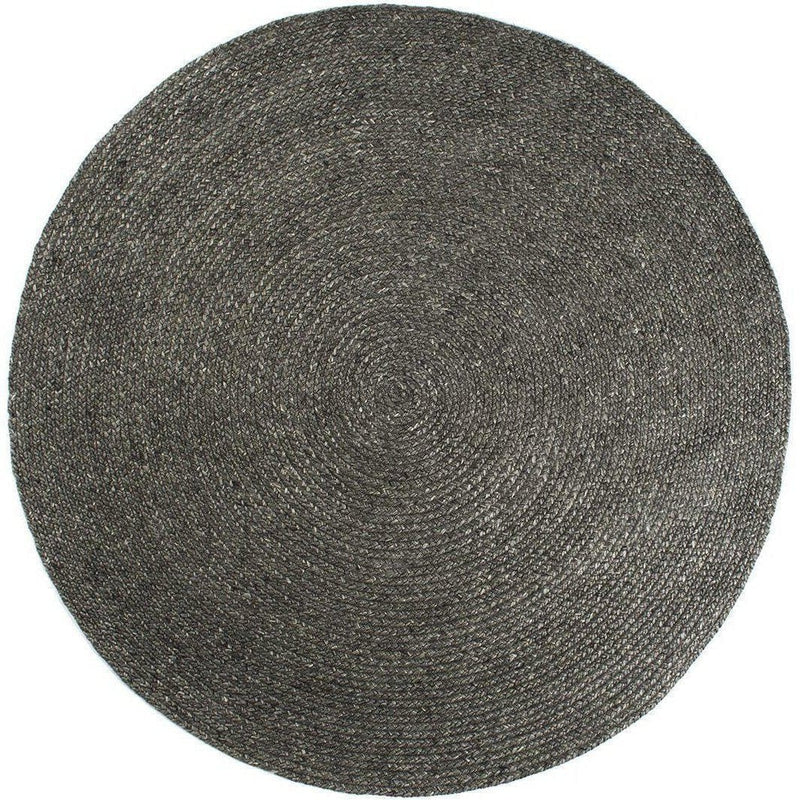 Stavanger tæppe-Egulve-Stavanger dark grey-Ø240 cm-Egulve